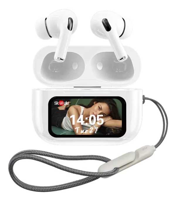 Auriculares intraurales inalámbricos Skululu TWS A9 PRO APP, blancos