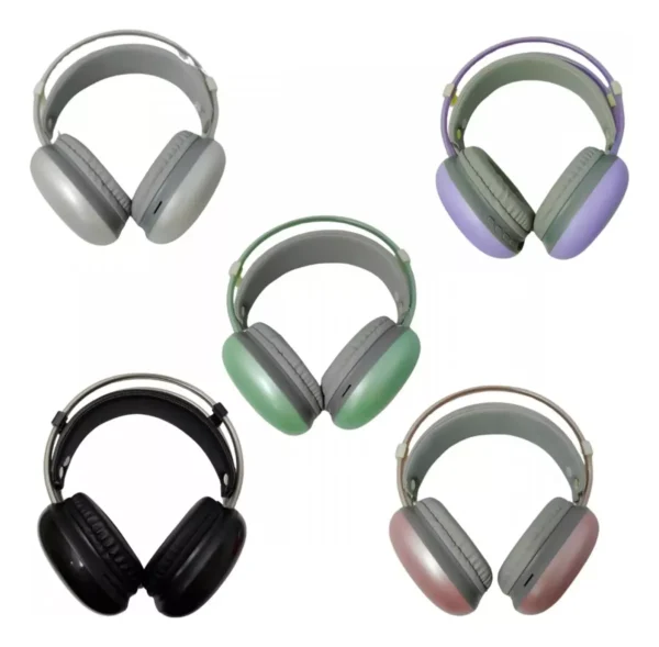 Auriculares Vincha Led Rgb Bluetooth Wireless Inalámbrico - Image 2