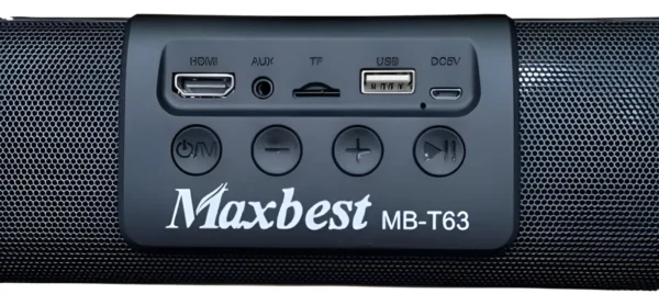 Barra De Sonido Inalámbrica Max Best 70cm Usb/sd/fm/hdmi/aux - Image 3